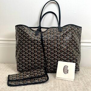 Goyard Saint Louis PM black tote bag